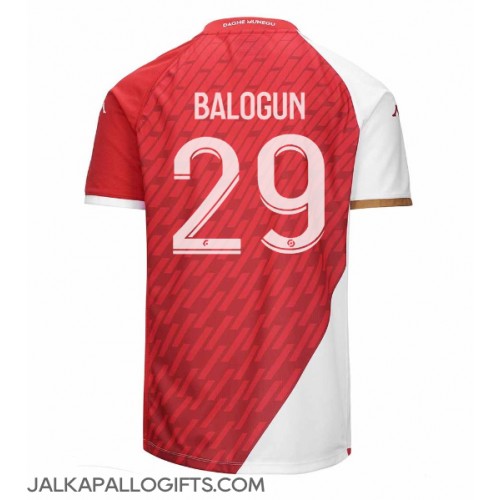 AS Monaco Folarin Balogun #29 Kotipaita 2023-24 Lyhythihainen